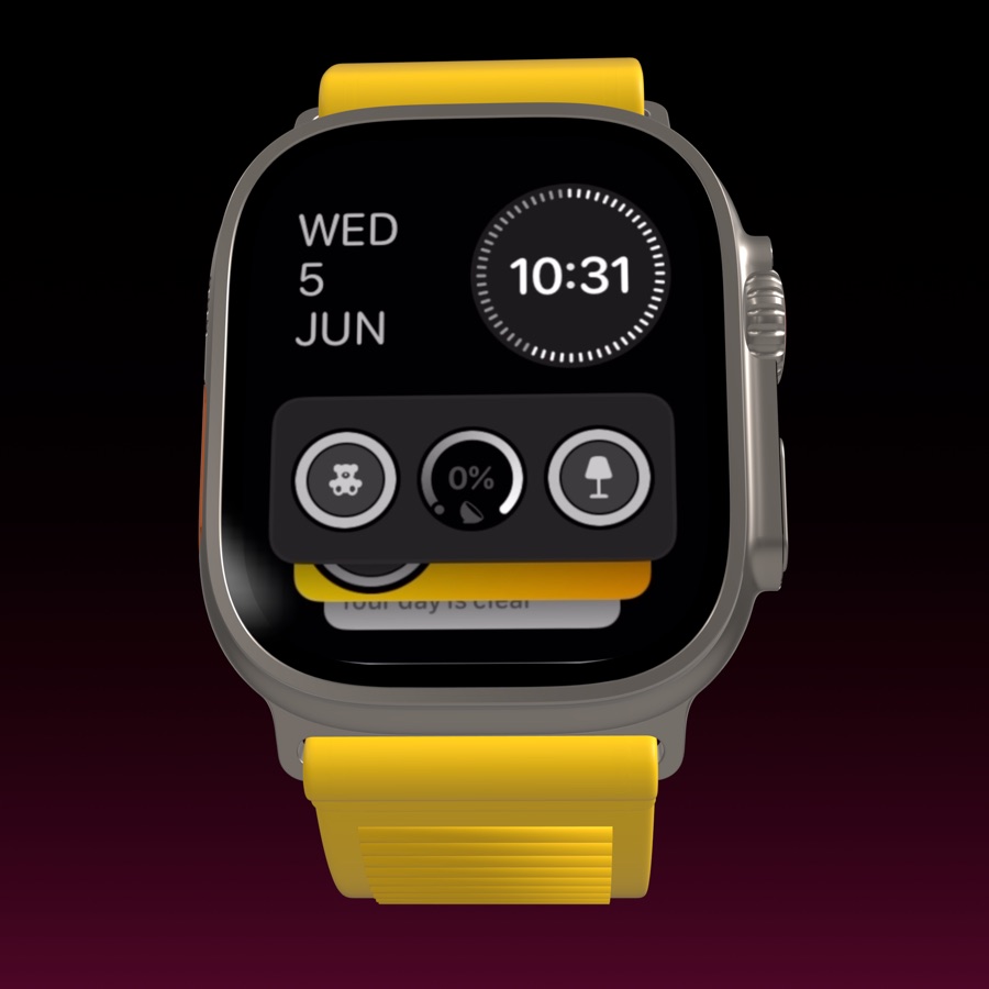 Home Widget Smart Stack widget on Apple Watch